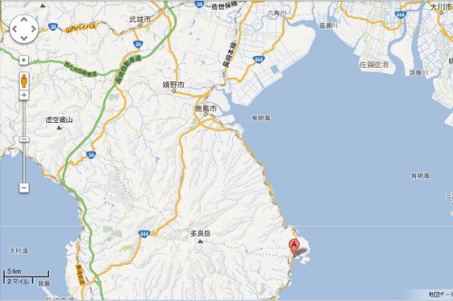 蟹御殿の地図